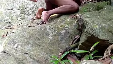 Fucking my married cousin under waterfall – public sex