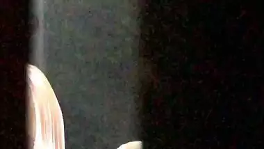 Son peeping mom bath and recording for masturbation