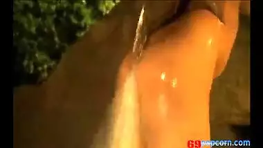 Beautiful Bathing outside nude sexiest real - 69popcorn