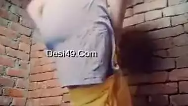 Cute Desi Village Girl Showing Her Boob And Bathing Part 9