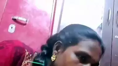 Mature tattooed Tamil wife giving handjob to husband