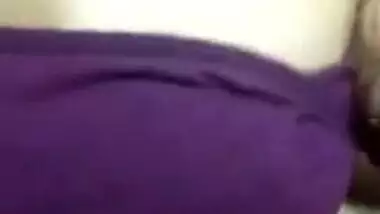 Slender Desi sexpot provocatively flashes small XXX tits on camera