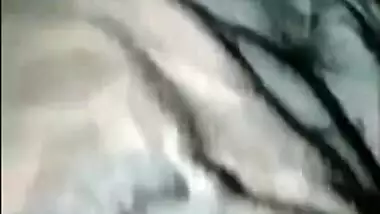 Indian man thinks wife won't find out he touches pussy in the night