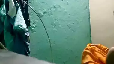 Sexy mom dress change caught by horny son viral MMS