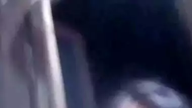 Cute smiling face girl naked on video call to lover